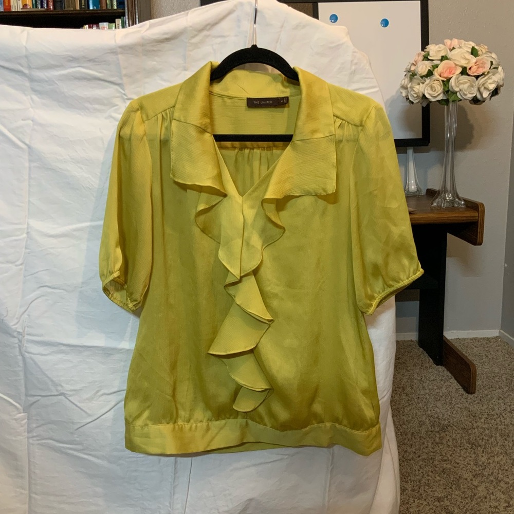 Yellow/Lime Blouse from The Limited